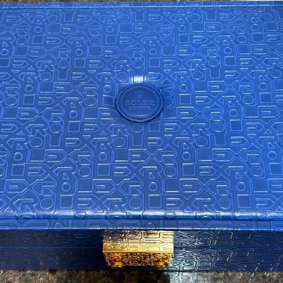 Genuine Vintage Rolex 51.00.01 Watch Jewelry Box Case & Key - Picture 10 of 11